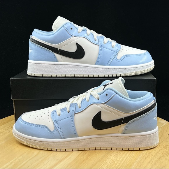 Jordan Shoes Nike Air Jordan Low Ice Blue Pack Gs 554723 41 Brand